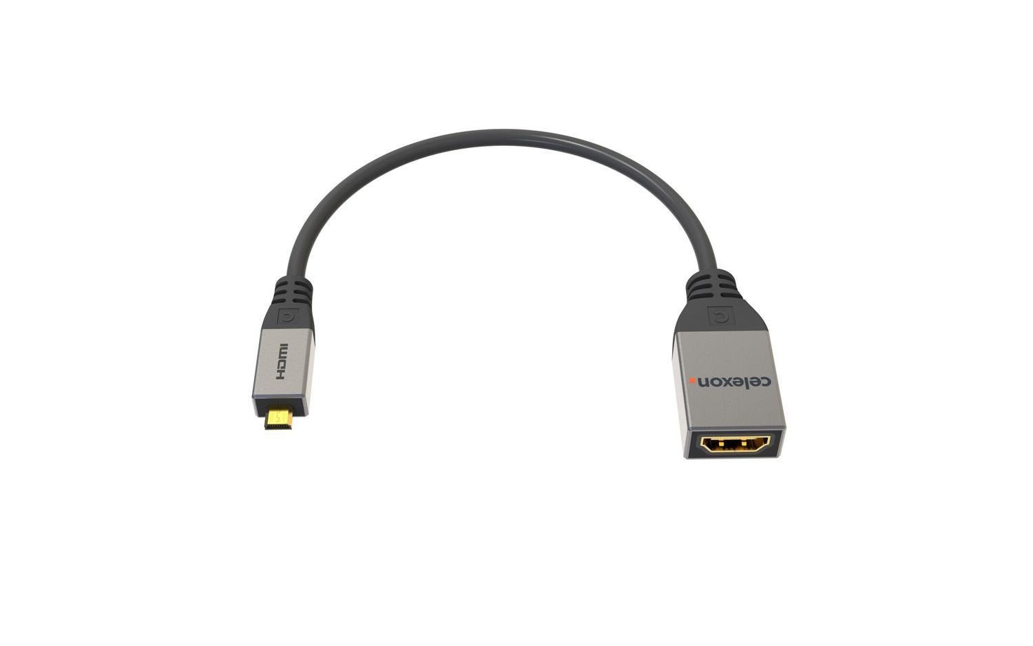 Celexon »Micro HDMI auf HDMI M/F Adapter mit Ethernet« HDMI-Kabel, (25 cm),  HDMI 2.0a/b 4K 0,25m - Professional Line online kaufen | OTTO