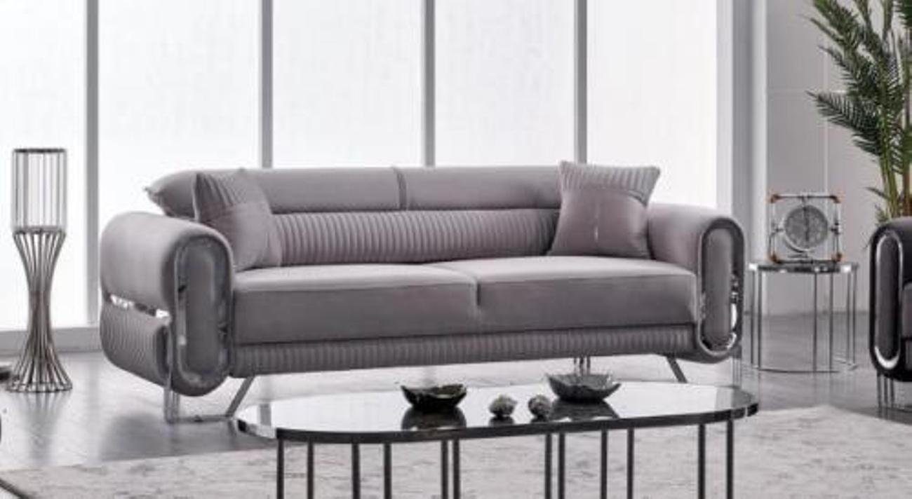 JVmoebel 3-Sitzer Sofa 3 Sitz Textil Möbel Stil Modern Wohnzimmer Polstersofa Couch, 1 Teile, Made in Europa