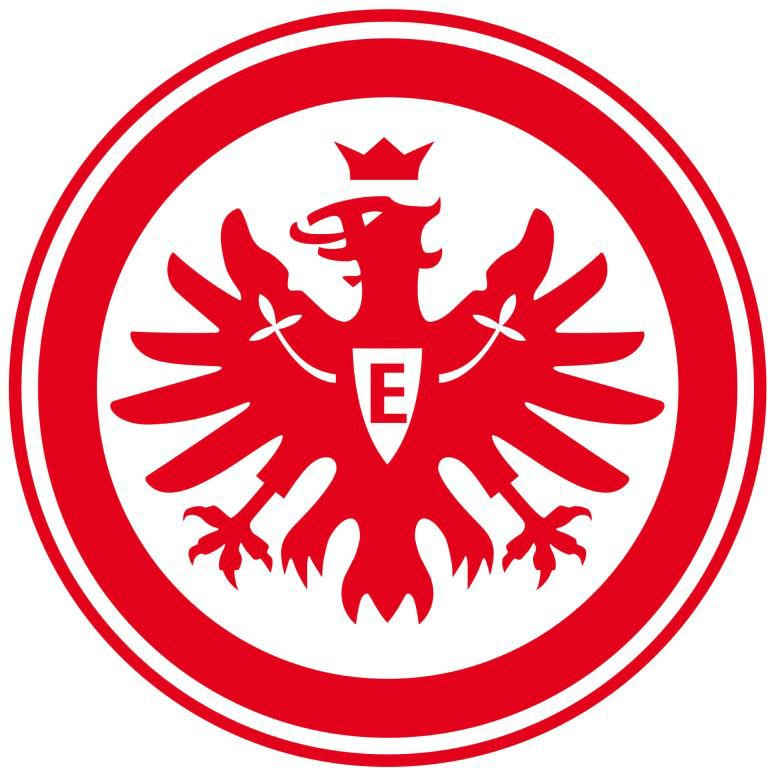 Wall-Art Wandtattoo Eintracht Frankfurt Logo (1 St)
