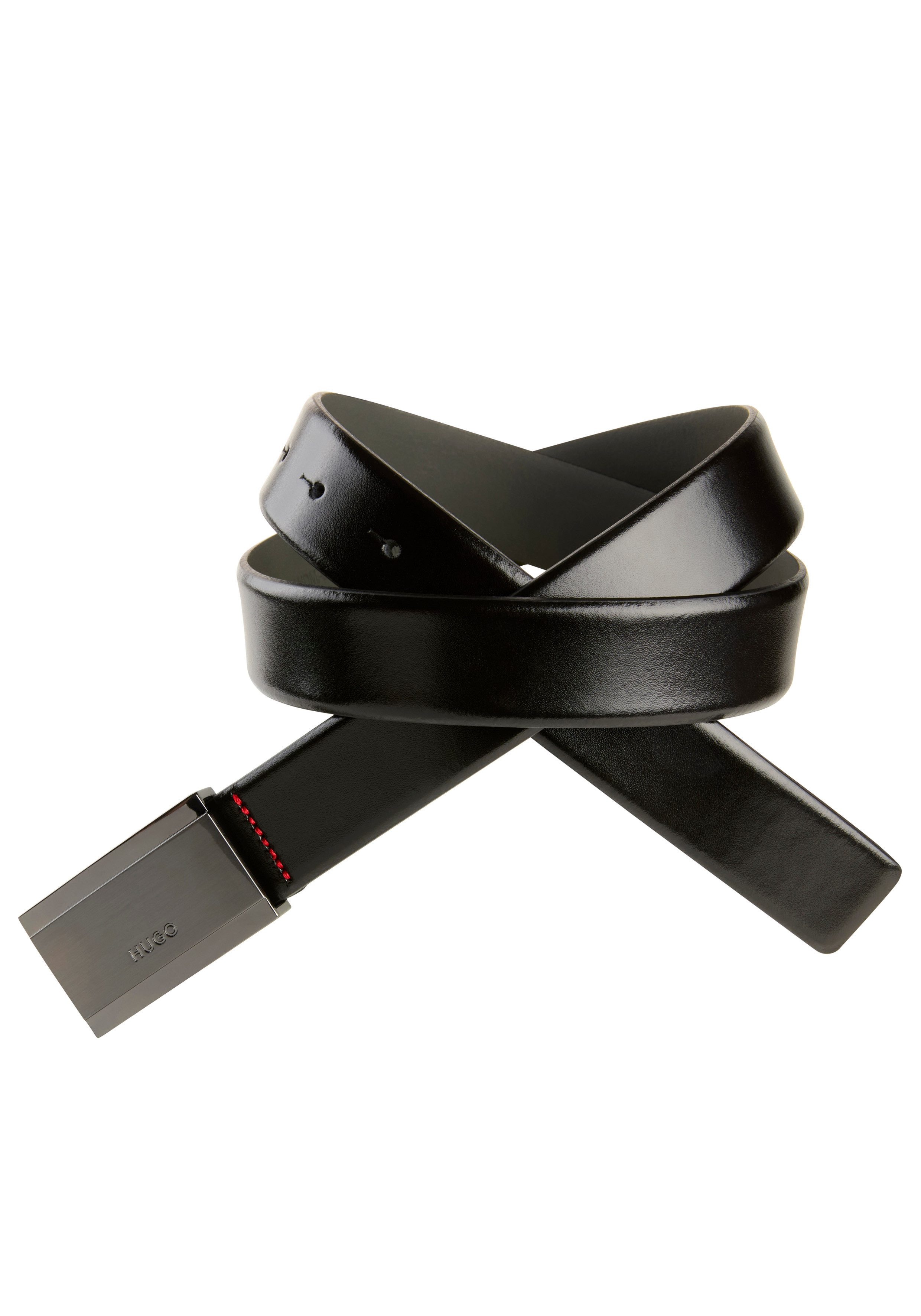 HUGO Ledergürtel Gexter Sz30 mit Koppelschließe günstig online kaufen