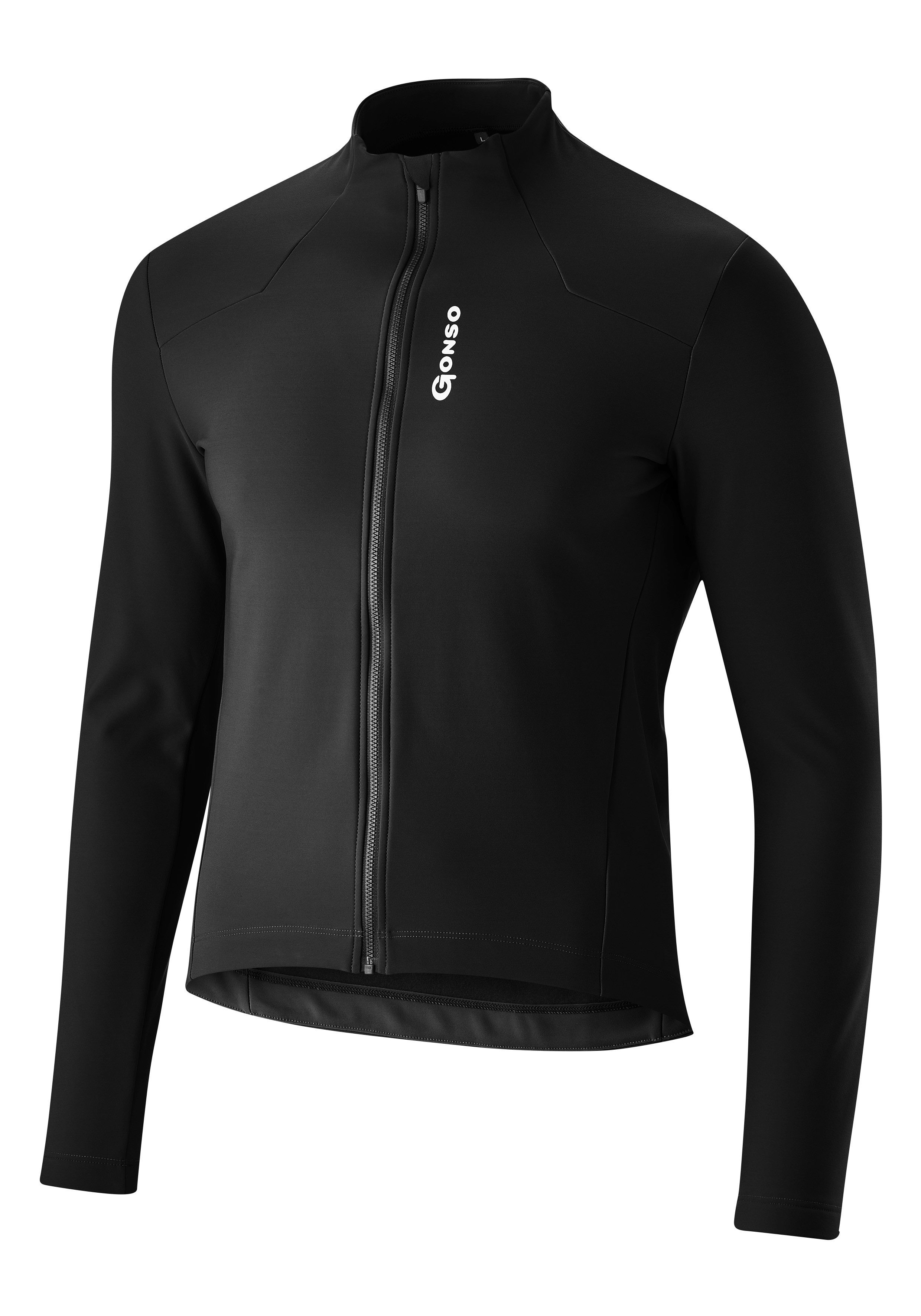 Gonso Radtrikot SITIVO TRIKOT THERM M Herren Fahrradtrikot langarm, isolierendes Full-Zip Trikot, Tight Fit