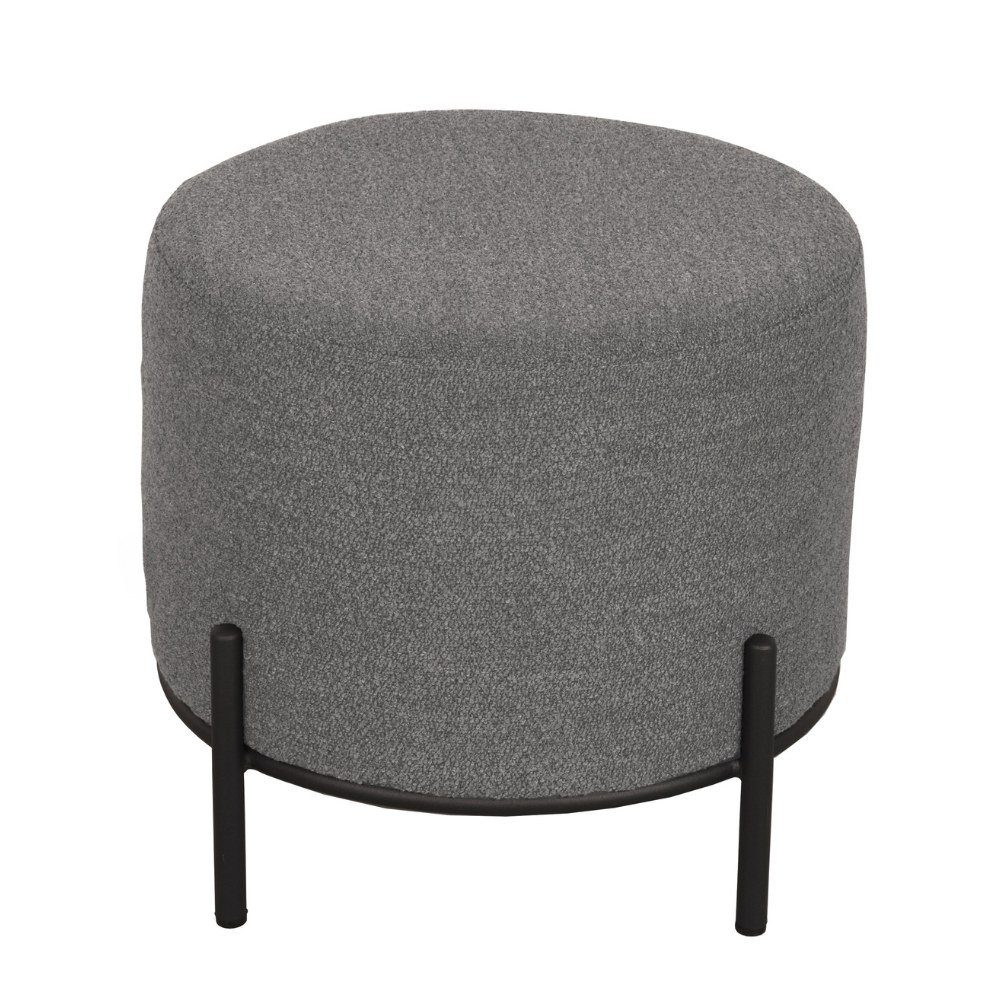 Grau Stuhl in Stoff Möbel Hocker 410x460mm, RINGO-Living aus Healani