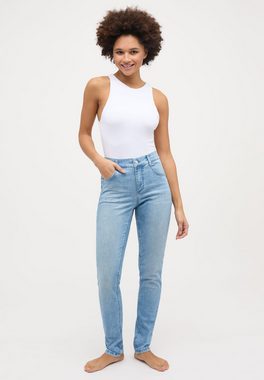 ANGELS Slim-fit-Jeans Jeans Skinny Push Up mit Label-Applikationen