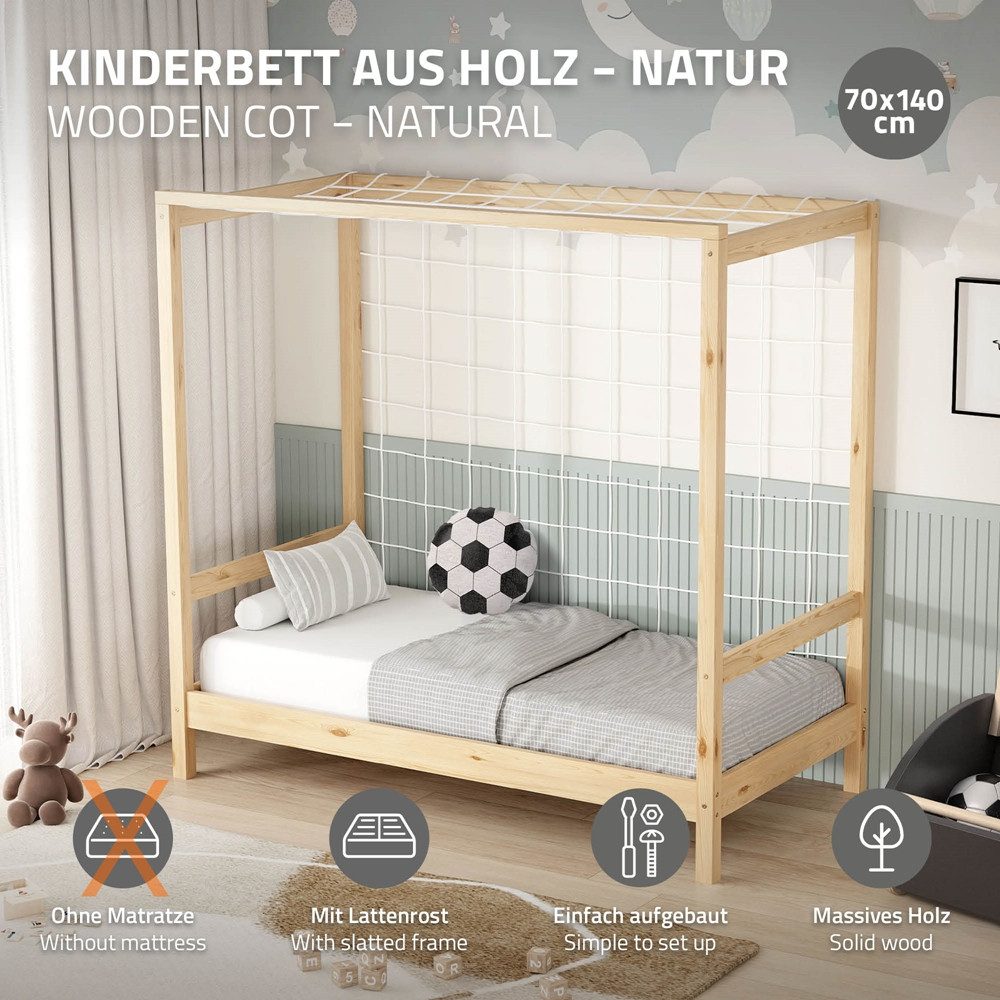 ML-DESIGN Jugendbett Fußballtor Einzelbett für Kinder günstig online kaufen