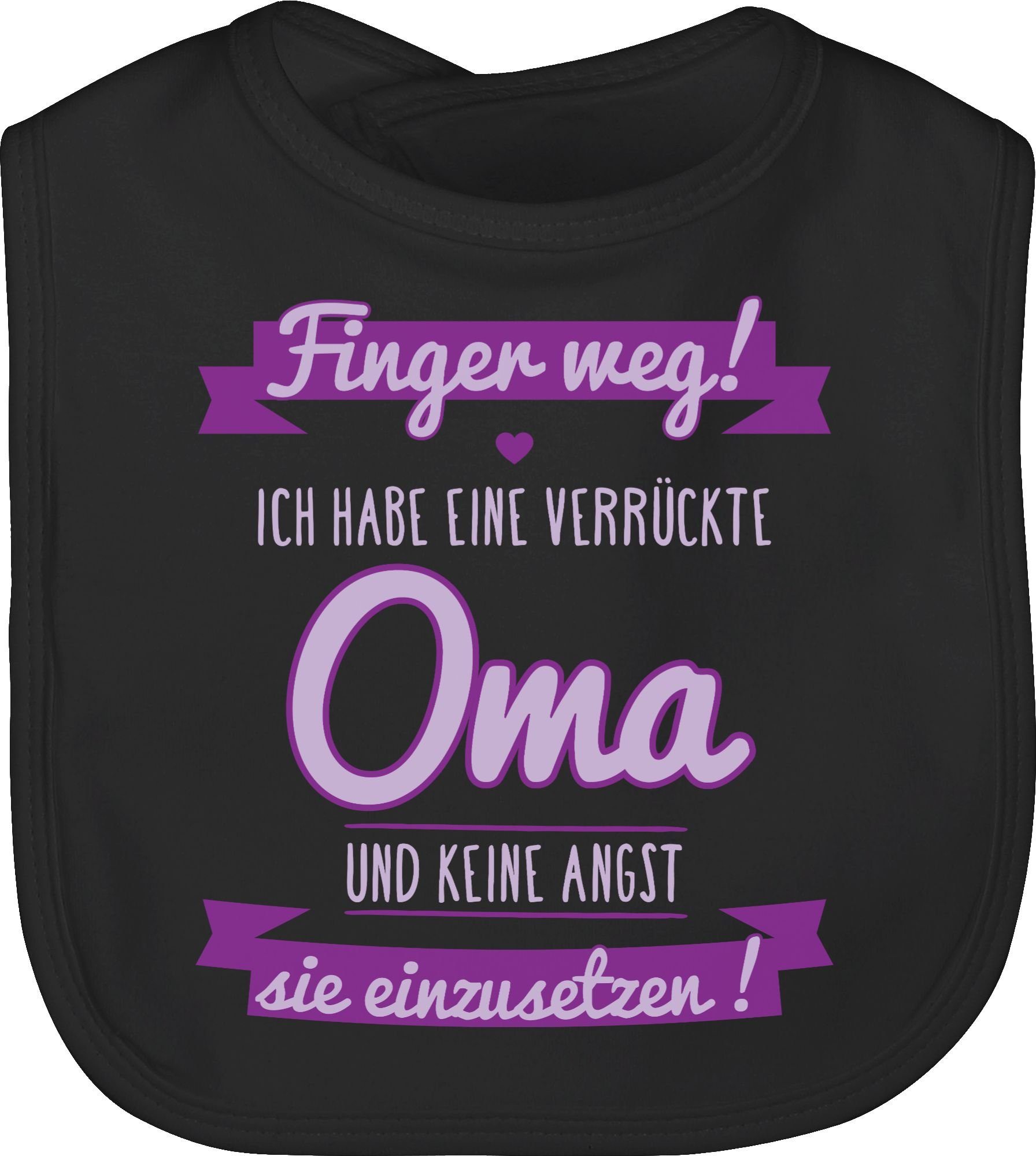 Lätzchen Ich Habe eine verrückte Oma-lila