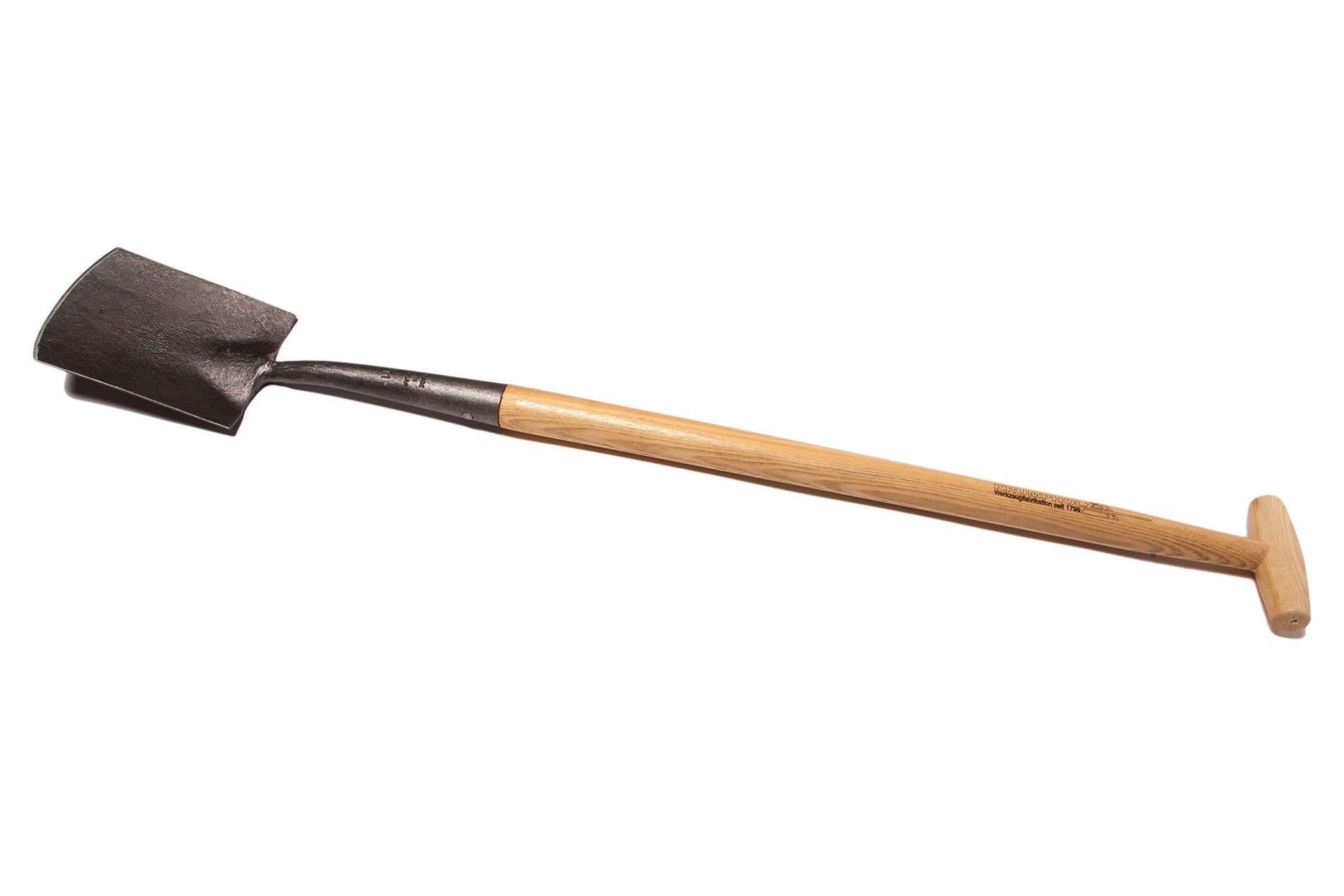 Gartenpflege-Set Krumpholz Damenspaten mit Tritt (aus einem Stück Stahl geschmiedet)