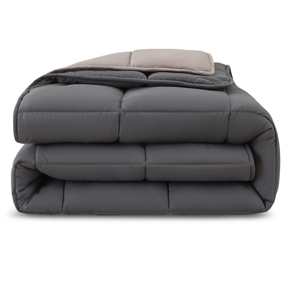 wometo Microfaserbettdecke 4-Jahreszeiten Steppbett Bi-Color, 2 Deckengrößen, Füllung: Kunstfaser, OEKO-TEX®, gesteppte Bettdecke für das ganze Jahr