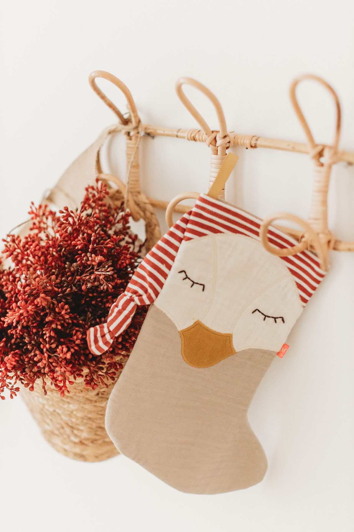 kikadu Nikolausstiefel 2201, Bio-Baumwolle, perfekt für Nikolaus & Weihnachten.