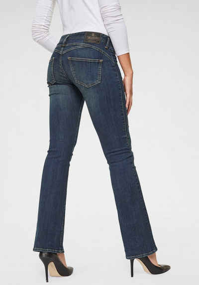 Herrlicher Bootcut-Jeans »GINA BOOTCUT POWERSTRETCH« mit seitlichem Keileinsatz