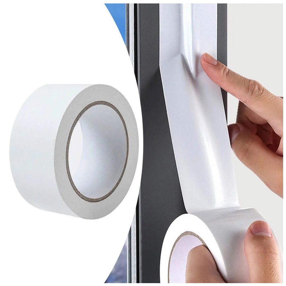QUBEBU Dichtungsband Tür Fenster Dichtungsband, Zugluftstopper, Kantenschutz selbstklebend, (5 cm x 20 m, Fenster-Wetterdichtband, Winddicht Fenster-Dichtband, Winter-Fenster-Zugluftdichtband, Türband-Zubehör), Winddicht Fenster-Dichtband Gegen Zugluft, (1 Stück, 2 Stück, 3 Stück)