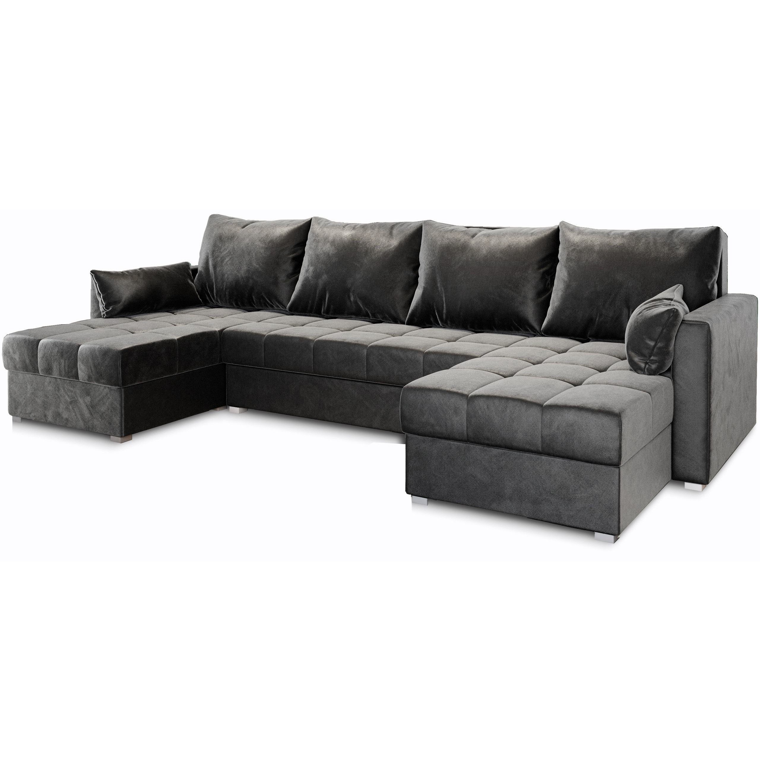 Masseno Ecksofa NAKO mit Schlaffunktion U-Form, Sofa mit Bettkasten günstig online kaufen