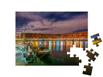 puzzleYOU Puzzle Albert Docks, Liverpool, England, 48 Puzzleteile, puzzleYOU-Kollektionen Liverpool