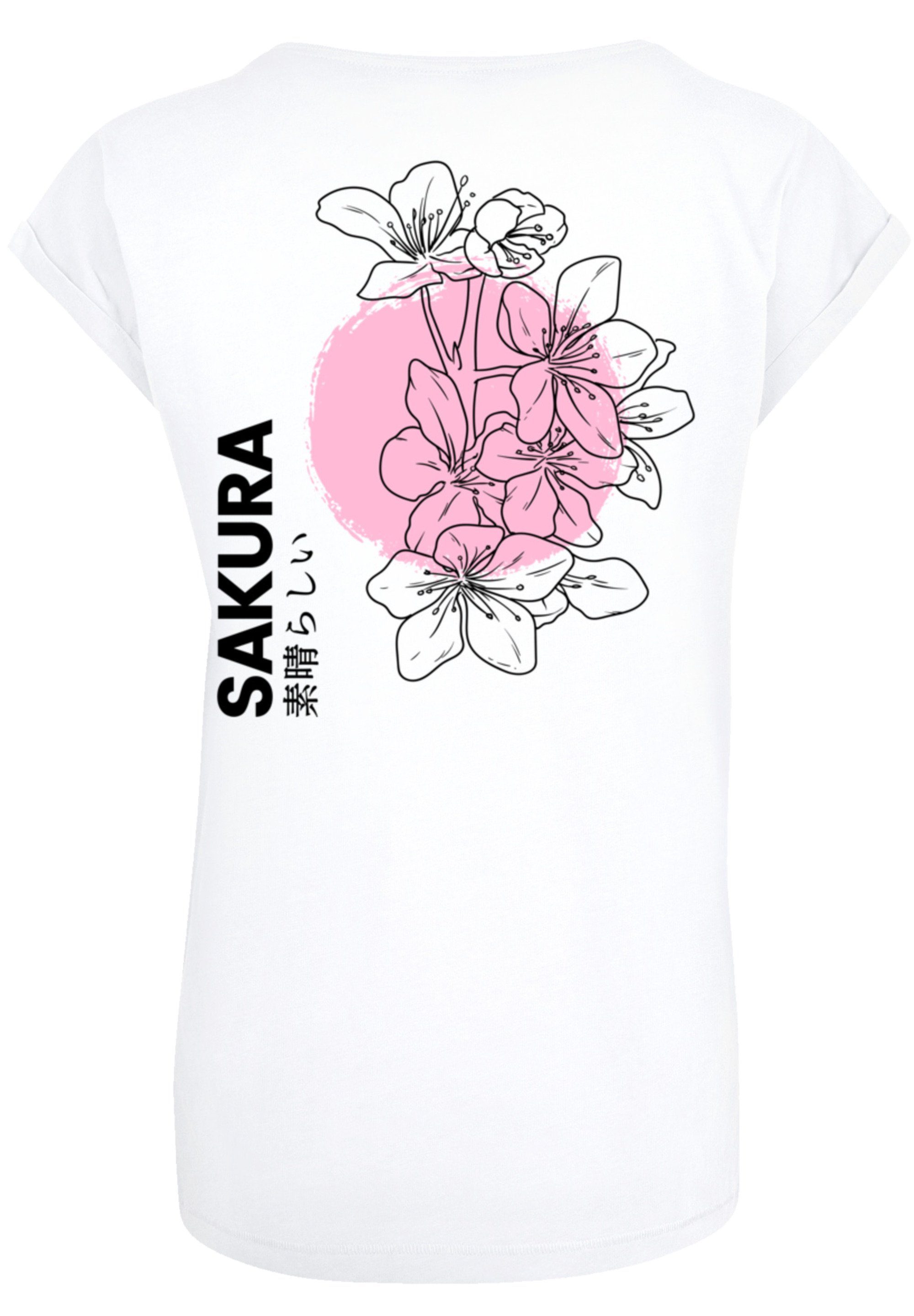 Print, Das F4NT4STIC groß 170 trägt M Sakura Grafik T-Shirt Japan Model Größe ist cm und
