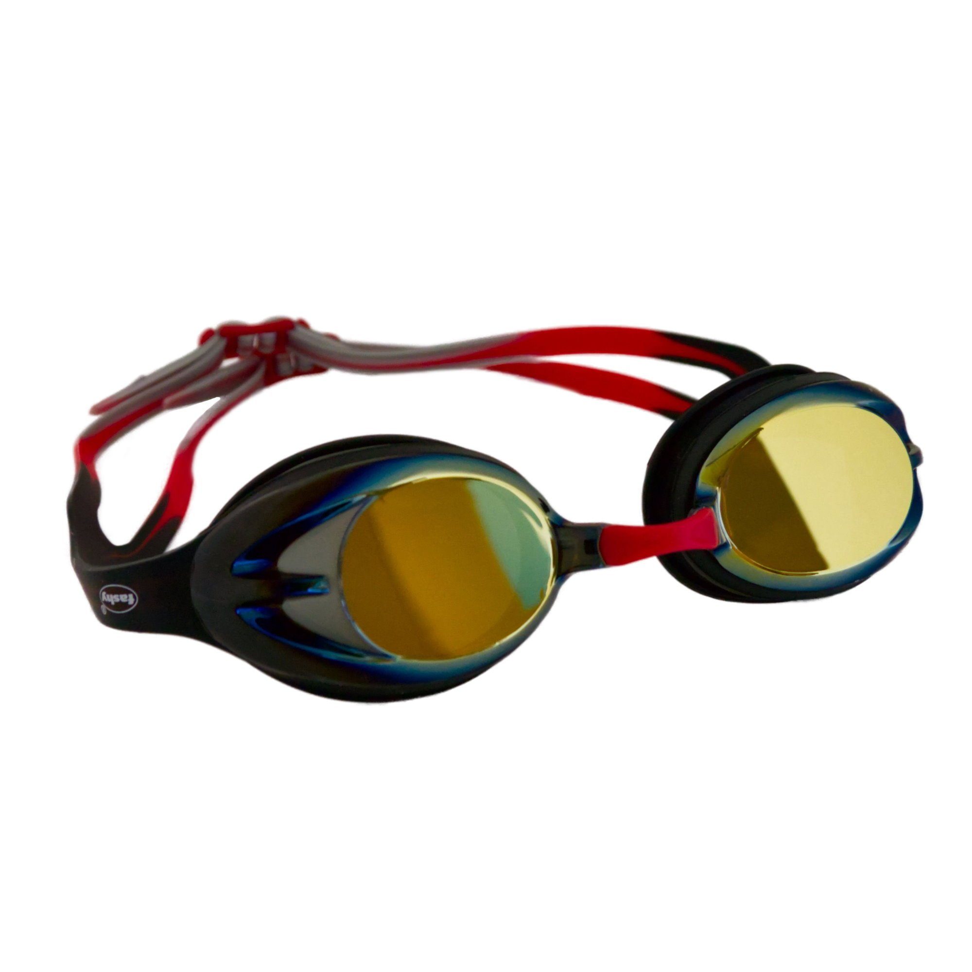 Fashy Schwimmbrille Fashy Schwimmbrille Power Mirror, mit Antibeschlag & UV-Schutz gold