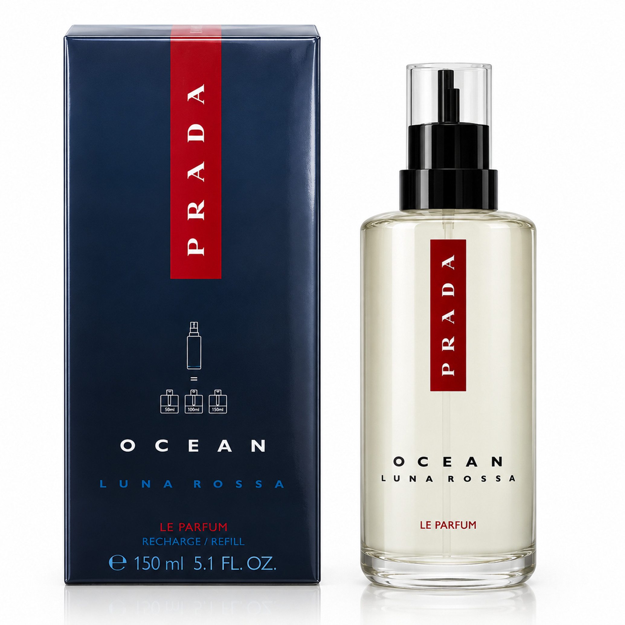 PRADA Eau de Parfum Prada Ocean Luna Rossa ELe Parfum 150ml
