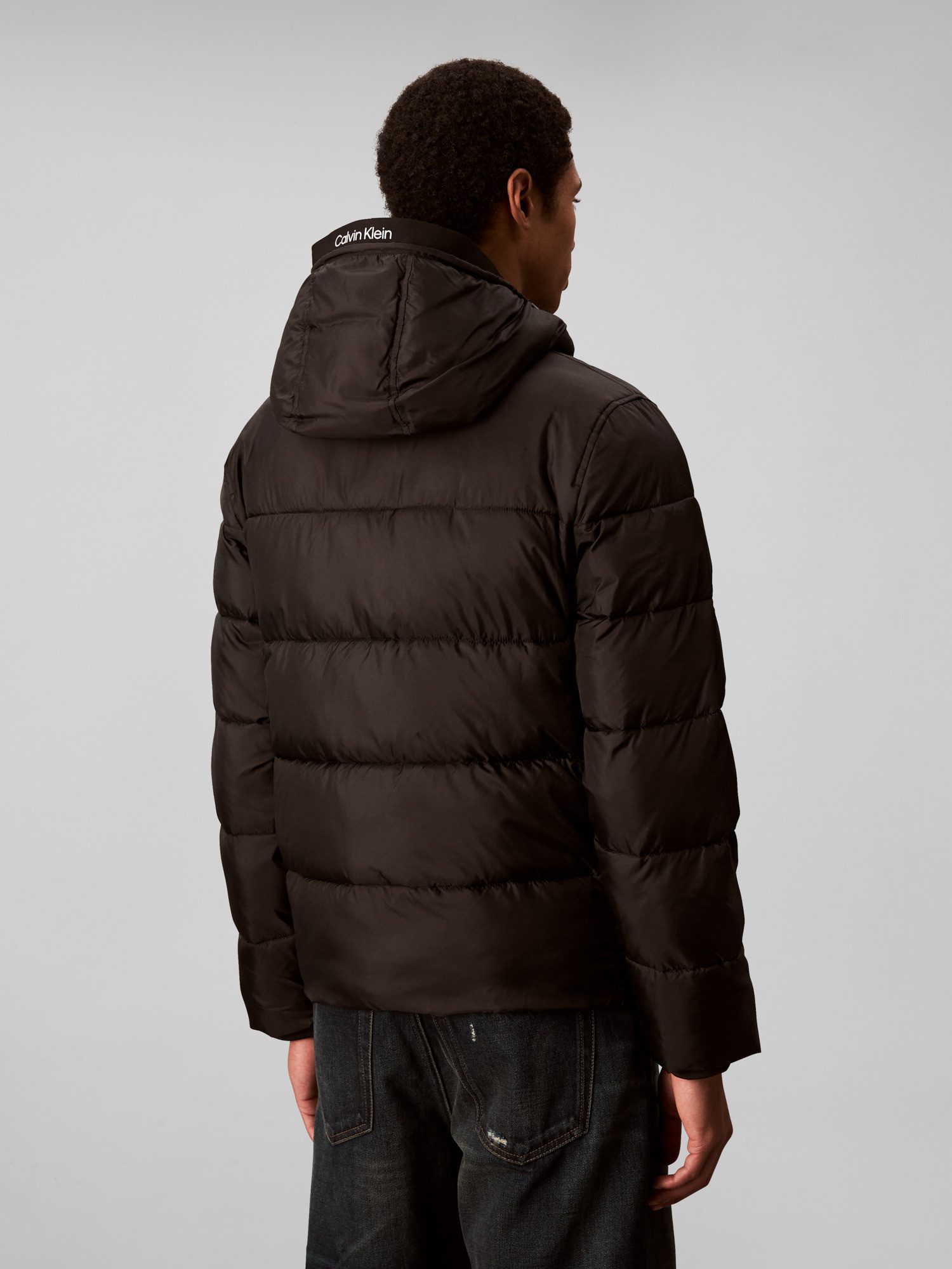 Calvin Klein Steppjacke Kapuze mit Kordelzug, günstig online kaufen