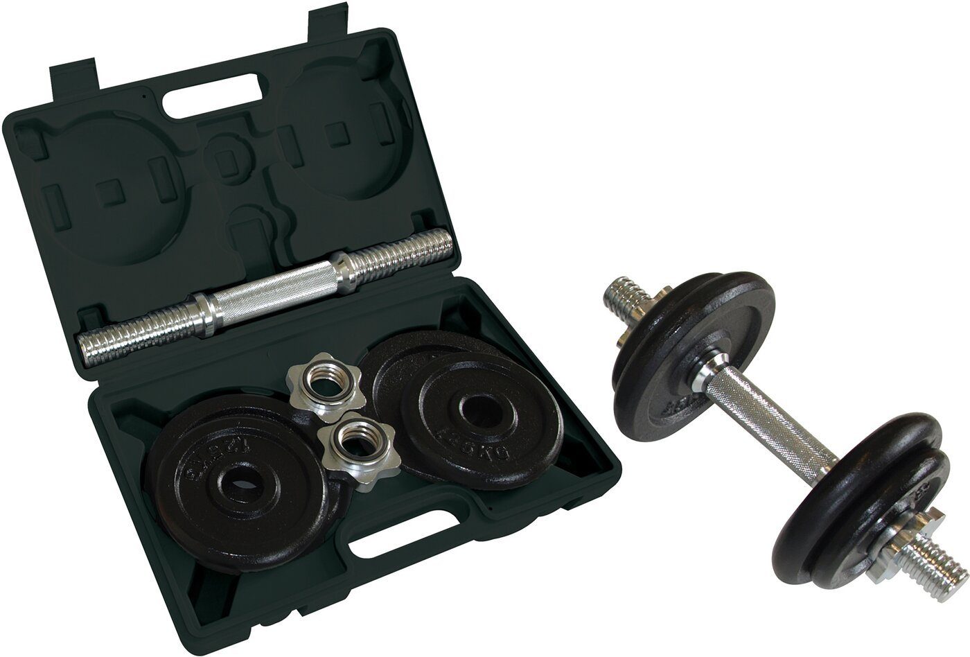 Schildkröt-Fitness Hantel-Set KURZ-HANTELSET 10kg im ABS-Kunststo