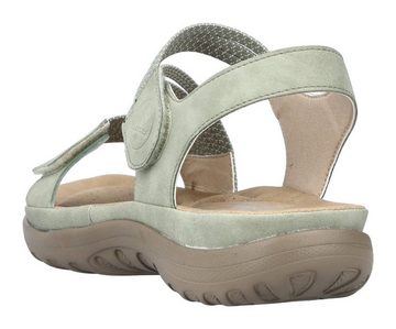 Rieker Riemchensandale, Sommerschuh, Sandalette, Keilabsatz, mit Gummizügen