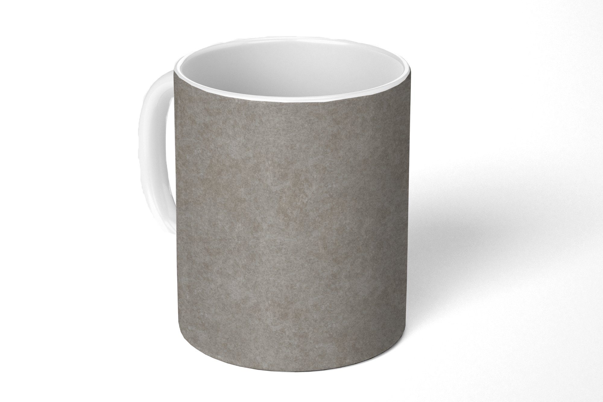 MuchoWow Tasse Muster - Beton - Grau, Keramik, Kaffeetassen, Teetasse, Becher, Teetasse, Geschenk