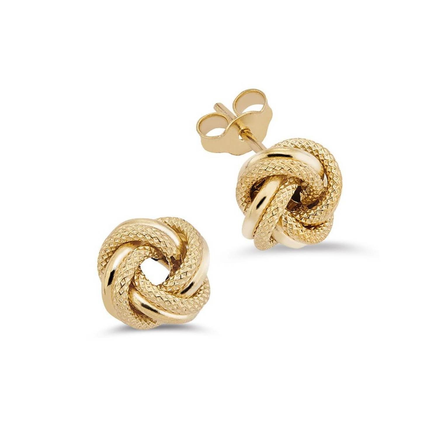 NICEANDnoble Paar Ohrstecker 585er Gelbgold Ohrstecker günstig online kaufen