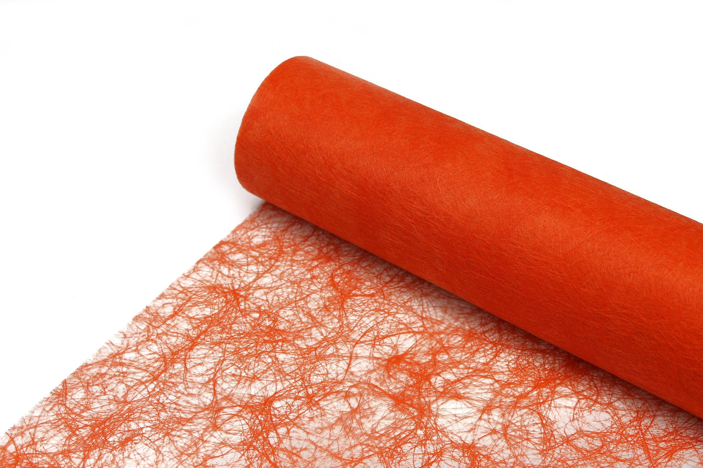 Deko AS Tischläufer Sizoflor Tischband orange 20 cm Rolle 25 Meter 60 005-R | Tischläufer