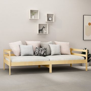vidaXL Bett Tagesbett mit Matratze 90x200 cm Kiefer Massivholz