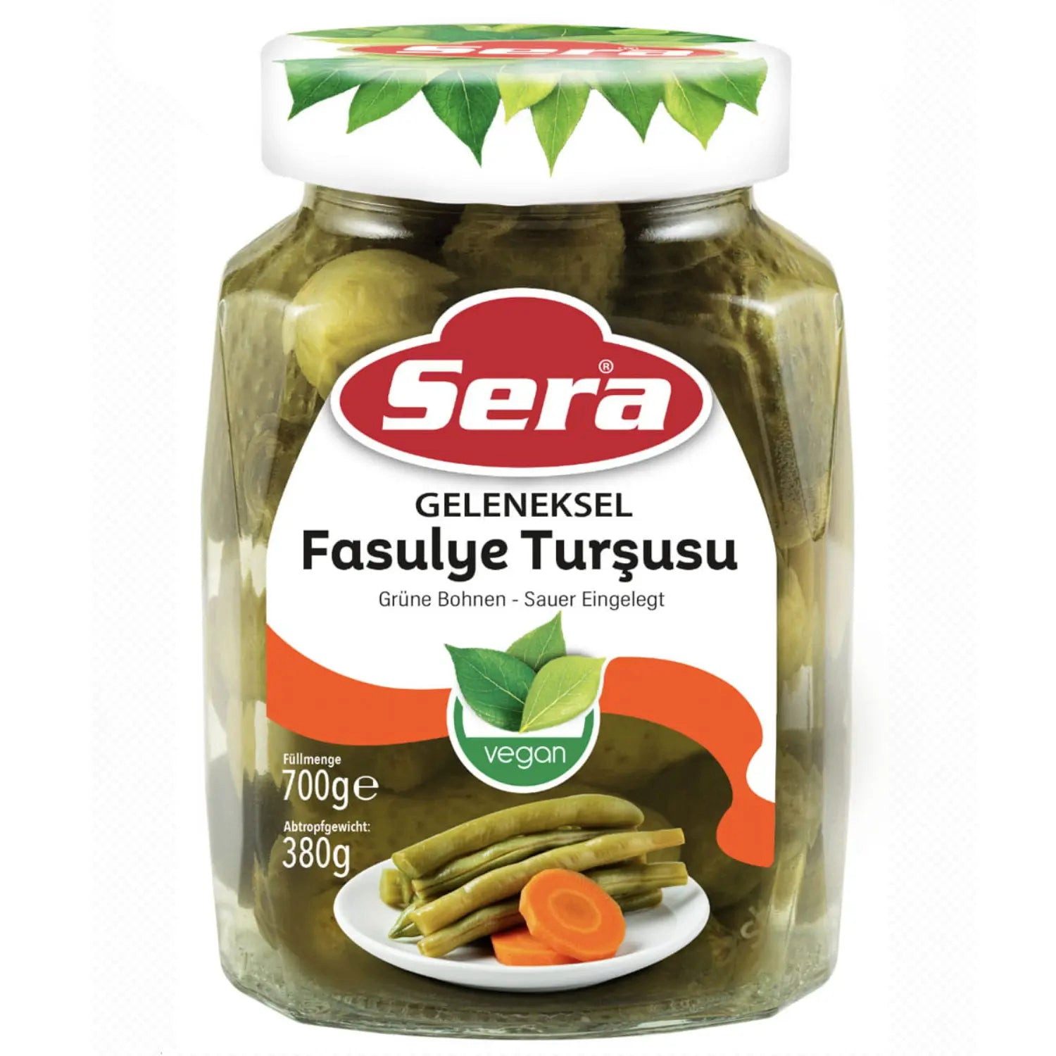 SERA FOOD Antipasti Sera Eingelegtes Gemüse, 1 x 700,00 g, Knackig & Frisch