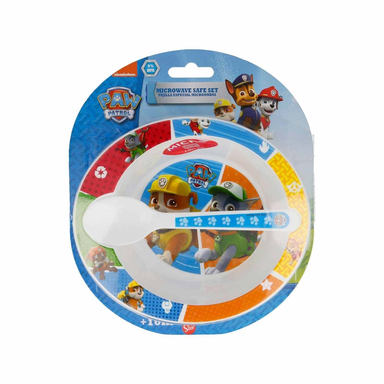 Patrol Kindergeschirr-Set Paw Stor Kunststoff Babygeschirr (2-tlg), 2er Set