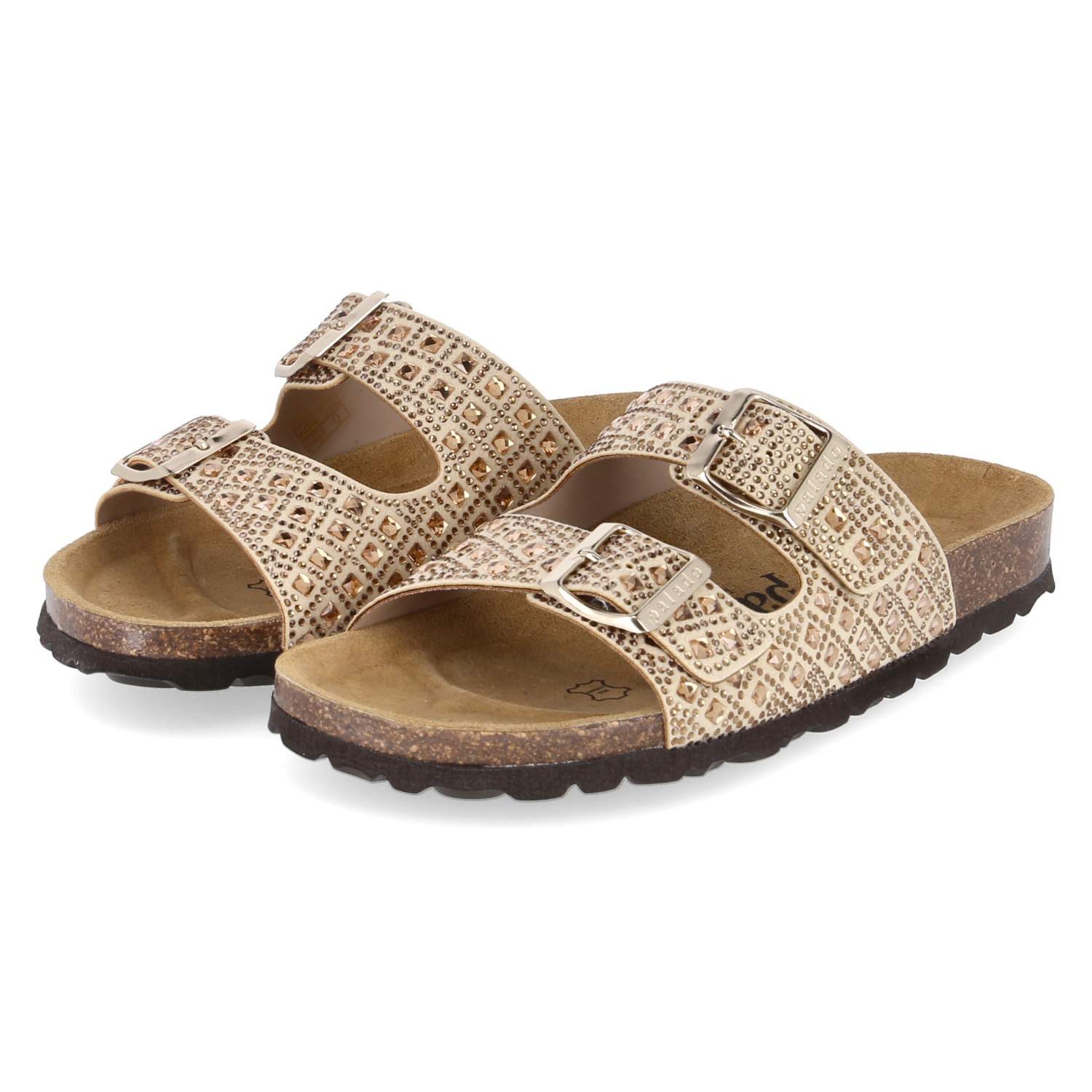 Palado Palado PALA-261-782747-04 Damen Synthetik beige Pantolette