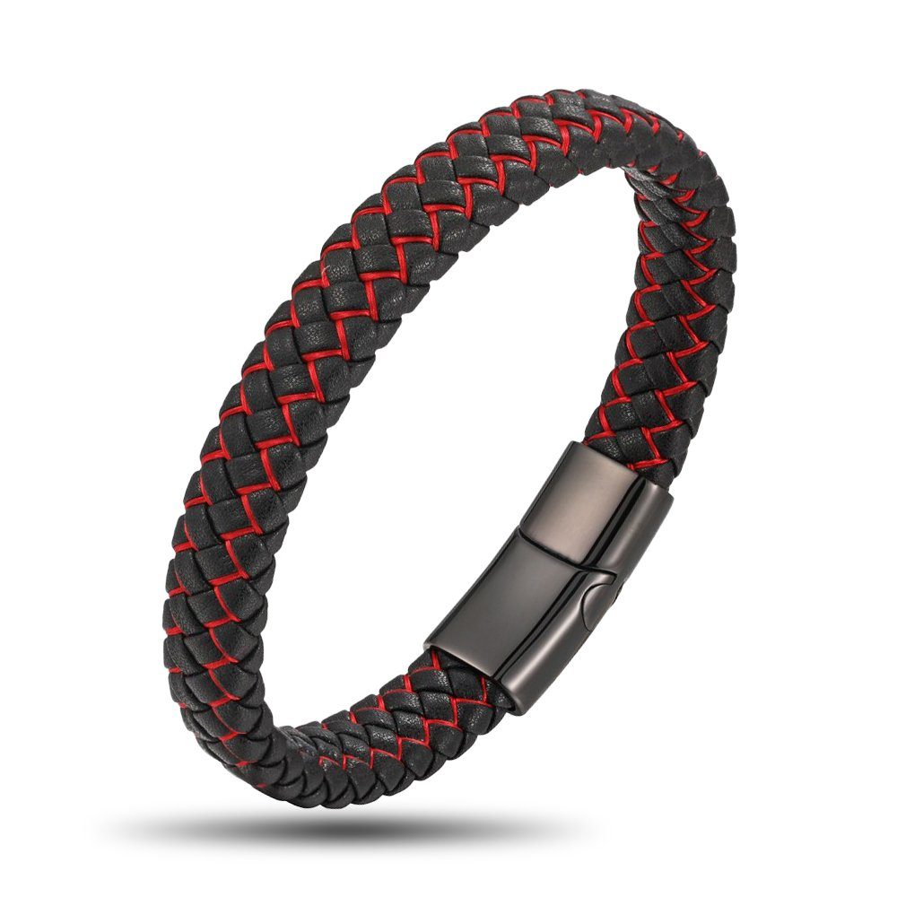 NAHLE Lederarmband Leder Armband (inkl. Schmuckbox), mit Magnetverschluss günstig online kaufen