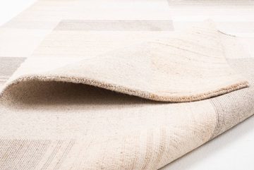 Teppich New York Boxes, THEKO, Rechteckig, 160 x 230 cm, Beige Multi