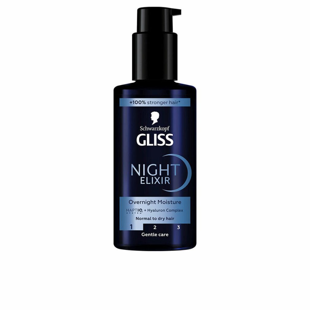 Gliss Kur Haarpflege-Set GLISS Night Elixir Moisture feuchtigkeitsspendende Nachtkur 100ml