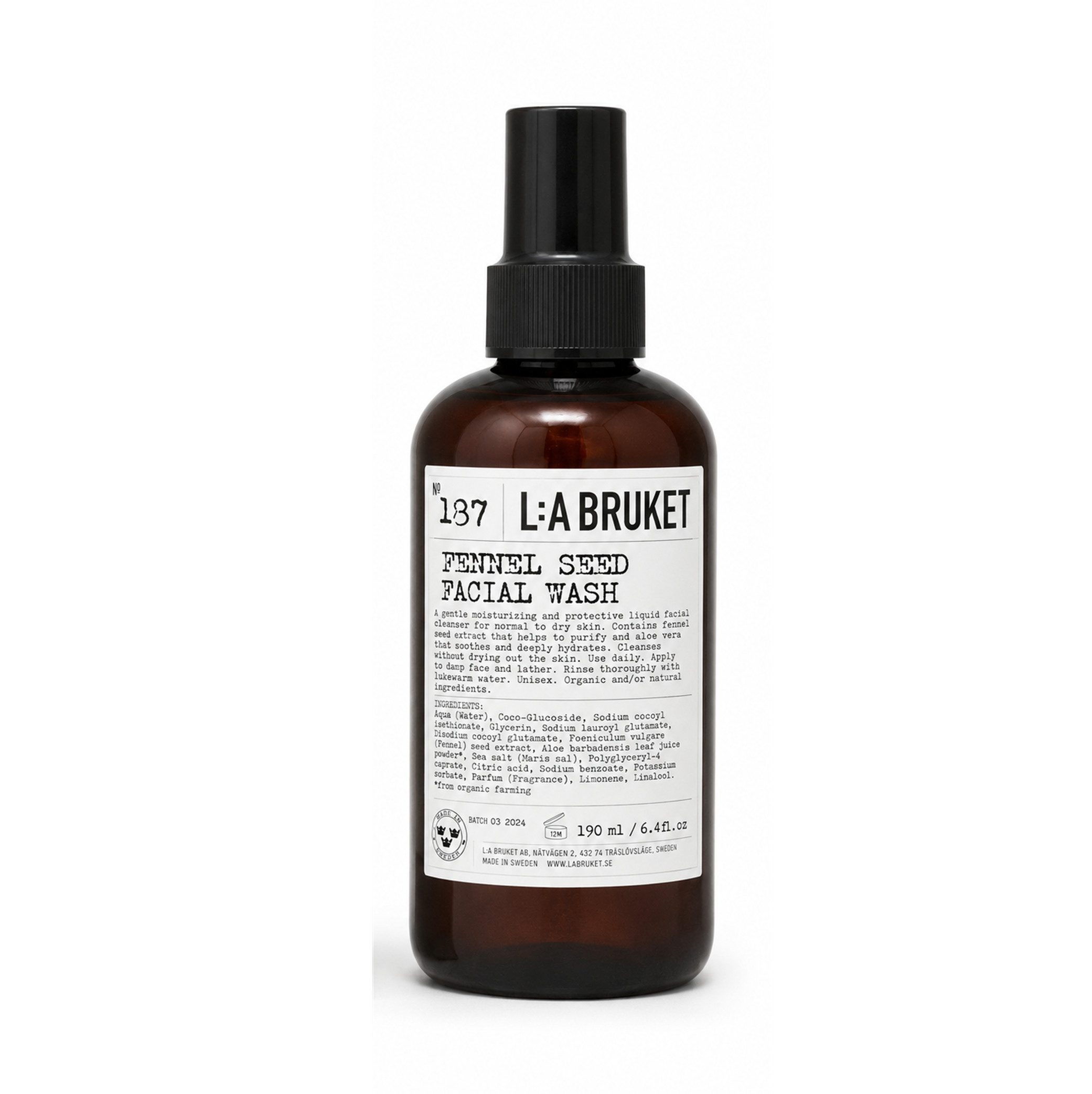 LAMBORGHINI Gesichts-Reinigungslotion La Bruket No 187 Facial Wash 190ml
