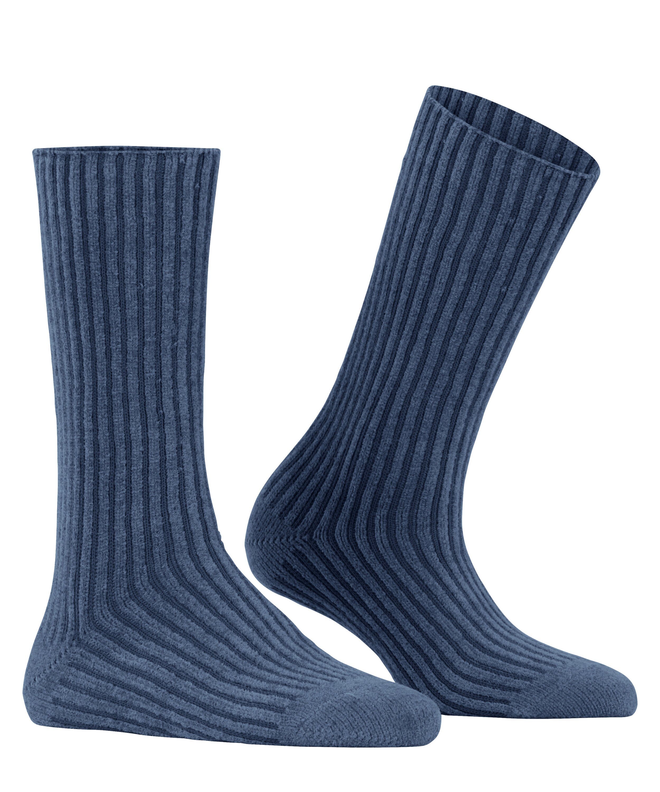 night Cord (6578) Burlington Socken Cosy blue (1-Paar)