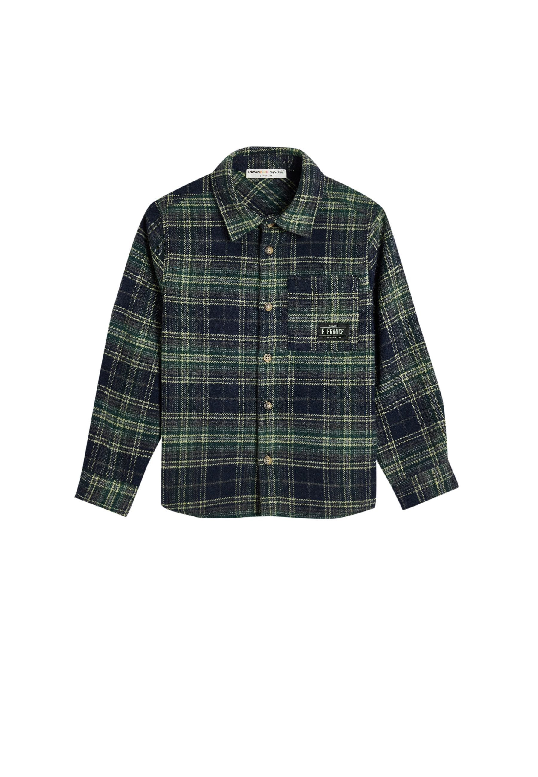Langarmshirt Hemdkragen Langärmelig