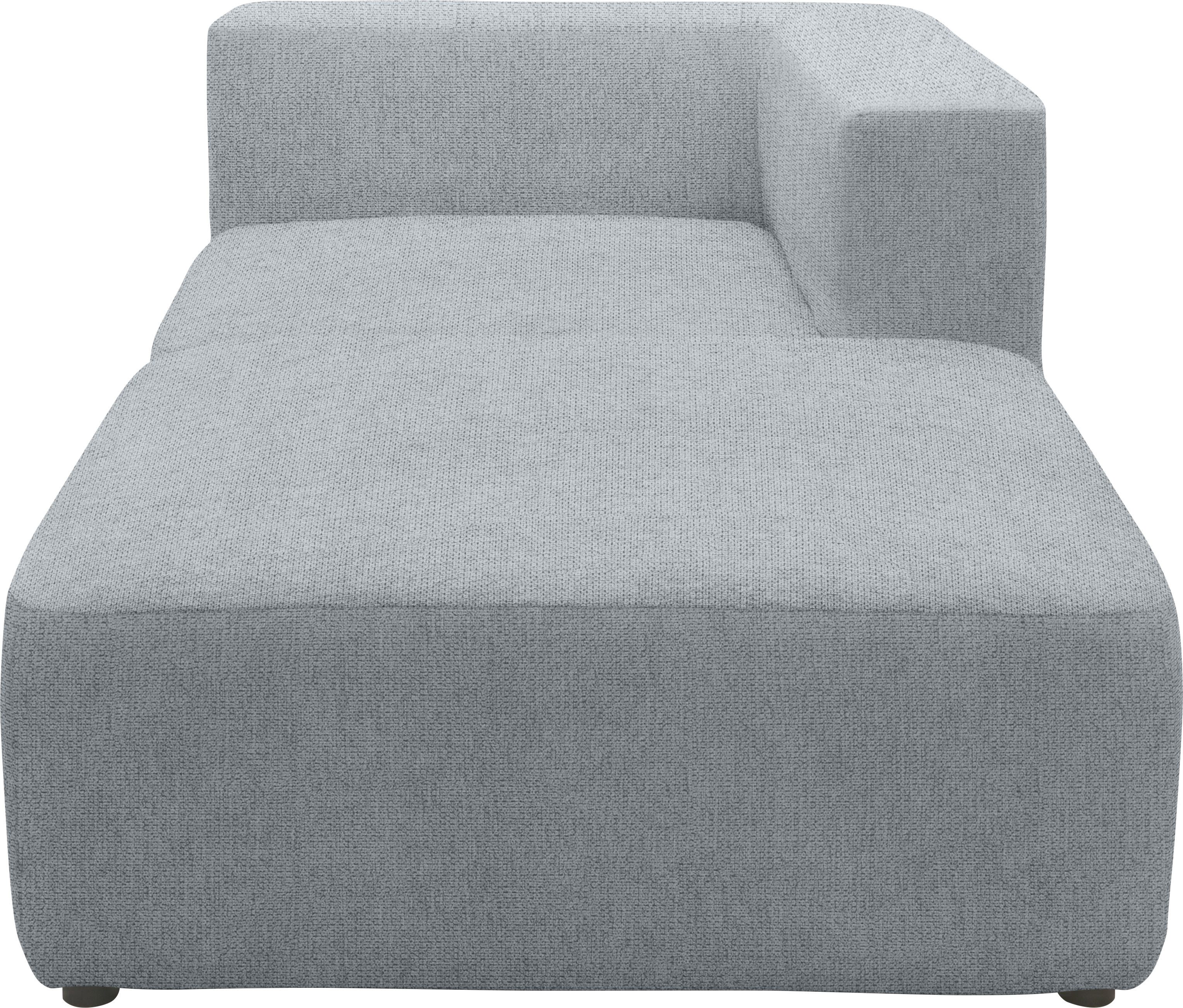 Home affaire Sofa-Eckelement Utvik bestehend aus Eckelement und Hocker, als Modul oder separat verwendbar