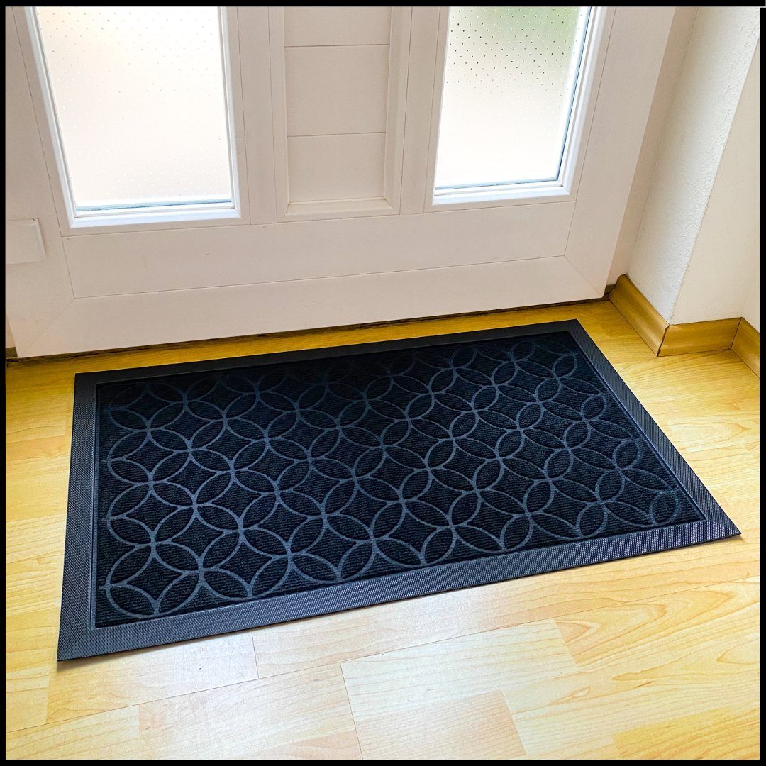 Fußmatte rutschfester Fußteppich für Nova Fußabtreter Innen & Türvorleger, und für Außen, Fussmatte, wetterfeste Home, Eingangsbereich Außenbereich