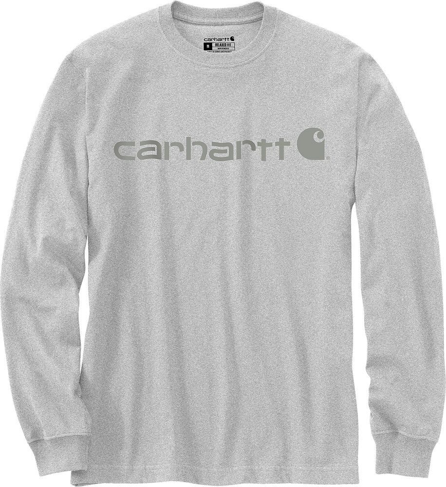 Carhartt T-Shirt Dearborn Relaxed LS Logo T-Shirt