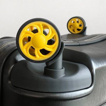 RONCATO Hartschalen-Trolley Stellar, 64 cm, 4 Rollen, Reisegepäck Aufgabegepäck Volumenerweiterung Koffer mittel