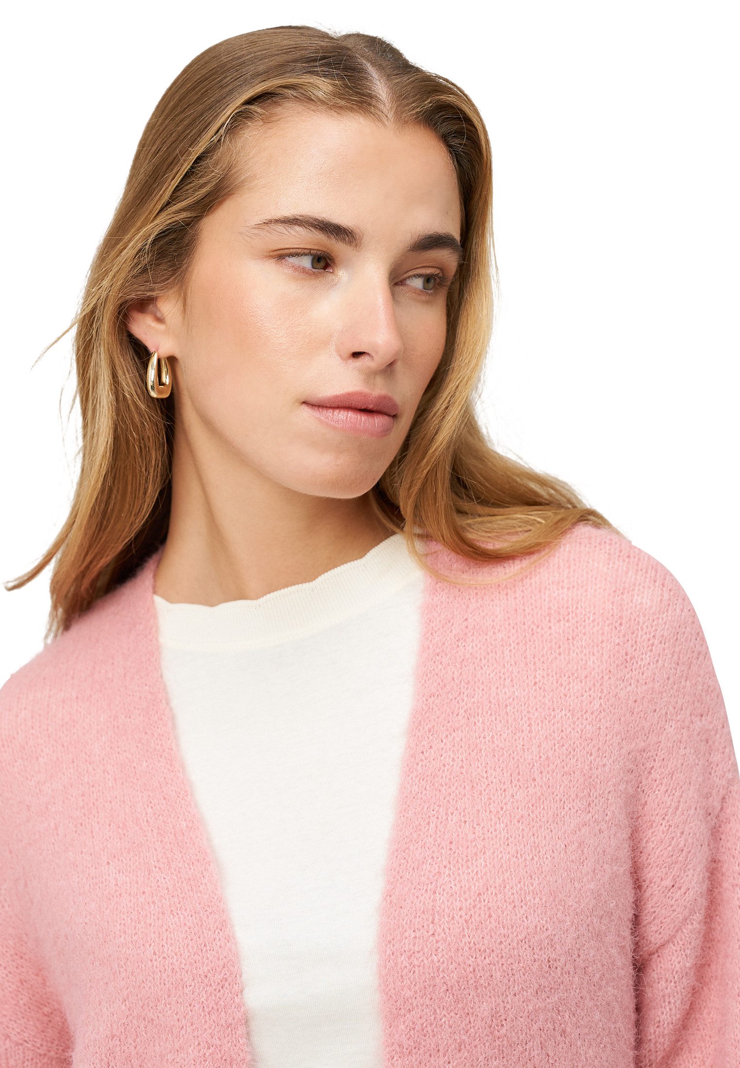 Zero Strickjacke Damen offener Style (1-tlg)