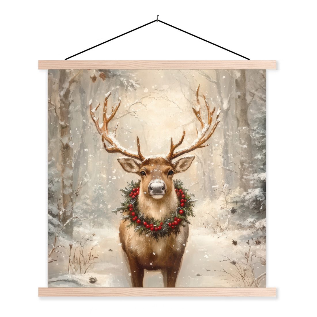 MuchoWow Poster Weihnachten - Rentier - günstig online kaufen