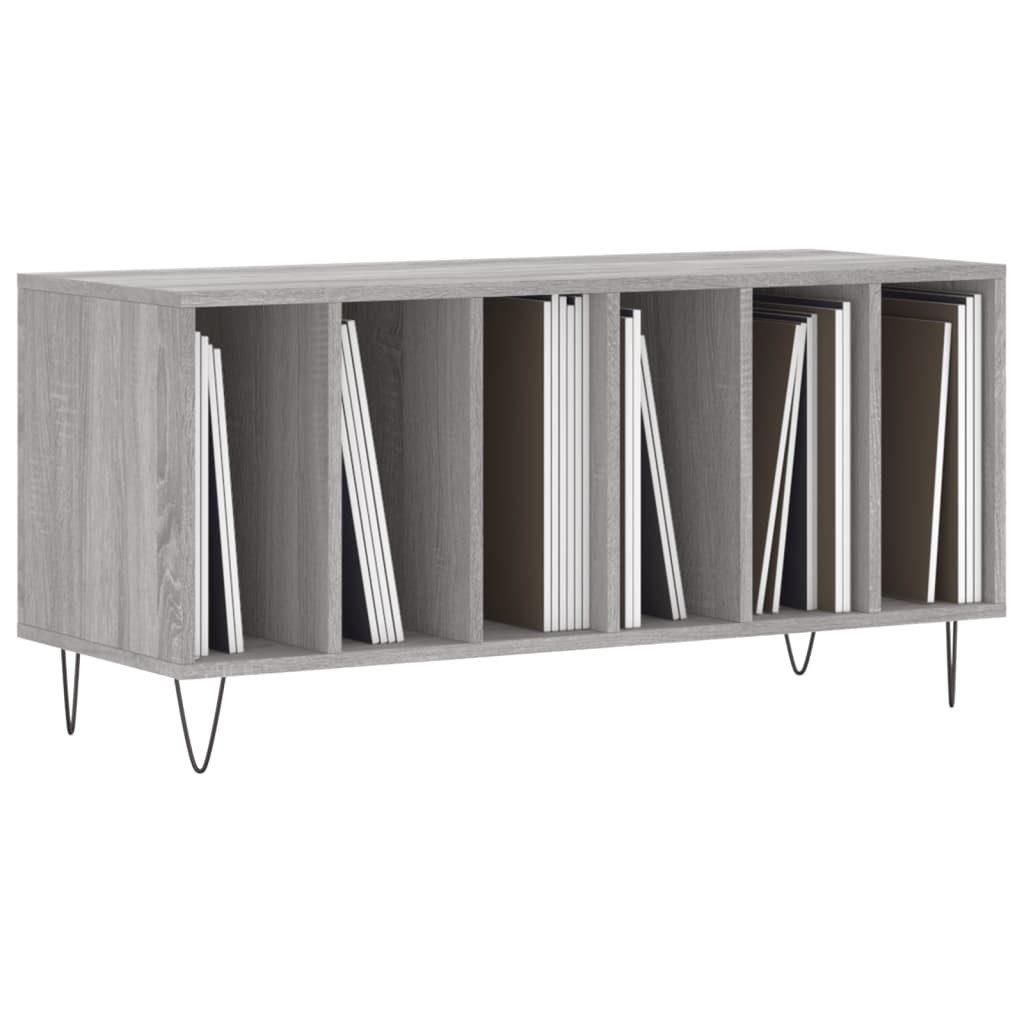 vidaXL Lowboard Plattenschrank Grau Sonoma 100x38x48 cm Holzwerkstoff (1 St)