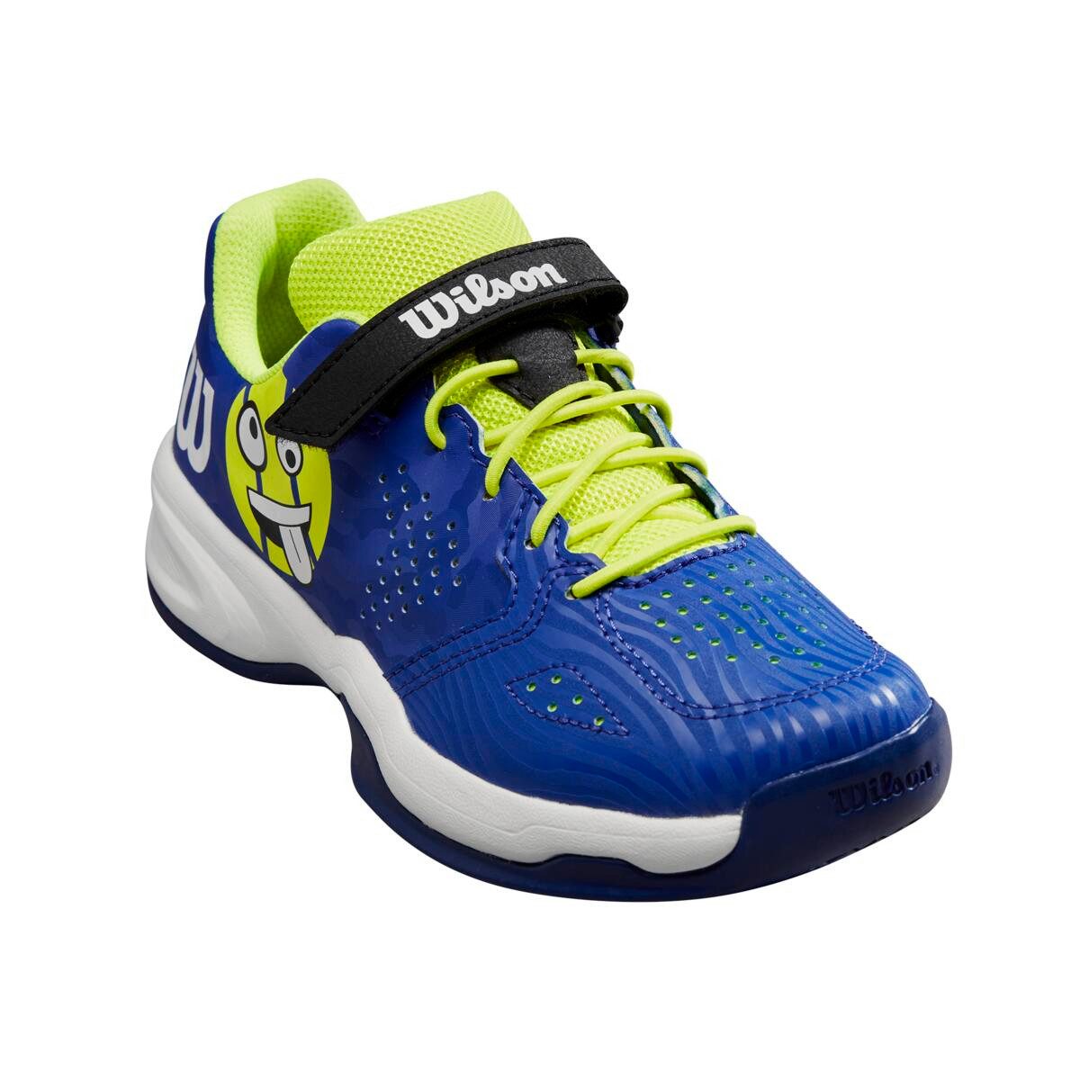 Kaos Emo Klett Allcourt 2024 blau/gelb Kleinkinder Tennisschuh