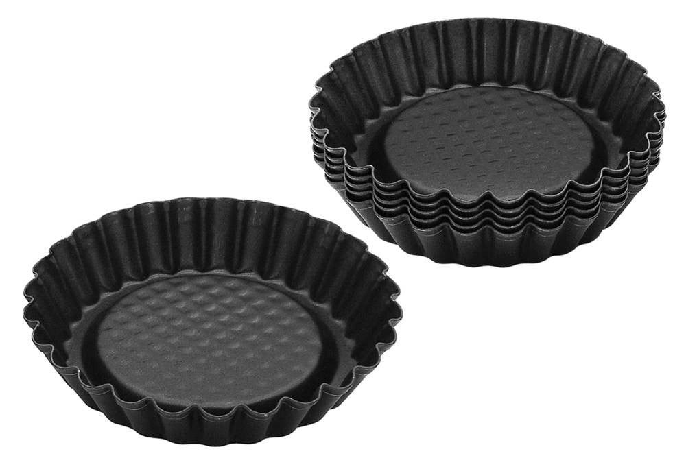 Zenker Obstkuchenform Zenker Torteletts BlackMetallic 10 cm, 6 Stück