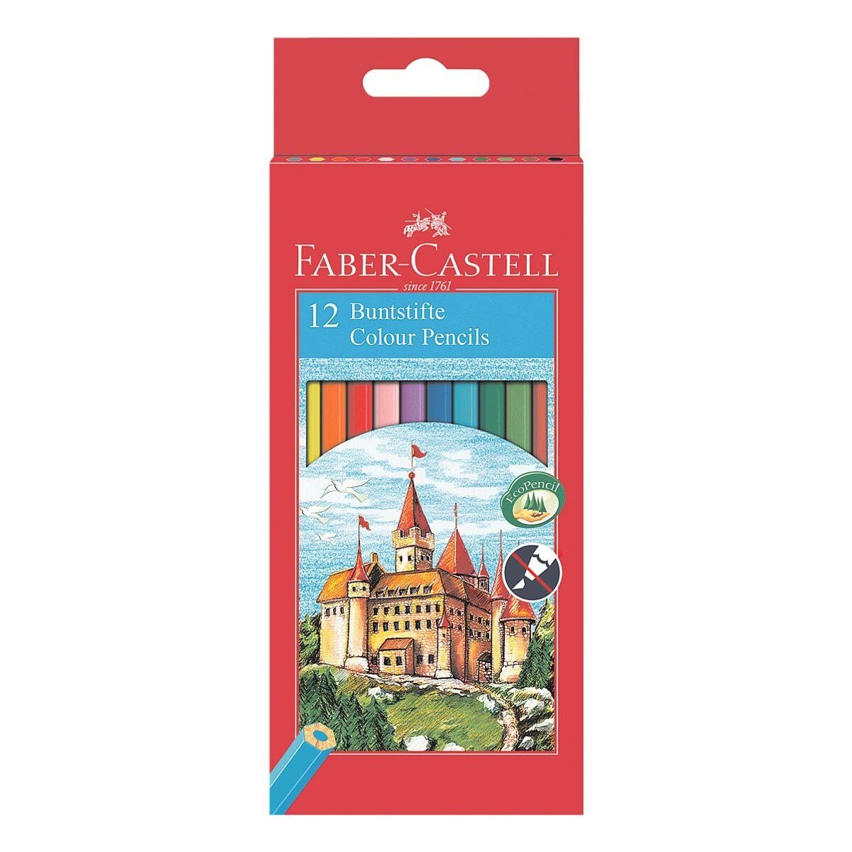 Faber-Castell Buntstift Castle, (Castle, 12-tlg), permanent