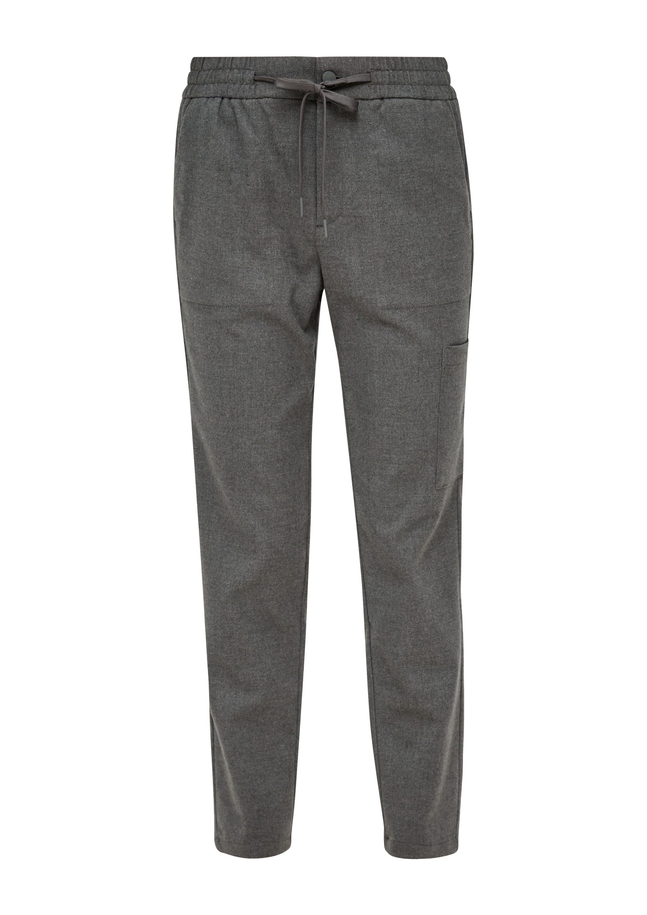 s.Oliver Chinos Hose Relaxed: Twill-Hose mit Tapered Leg