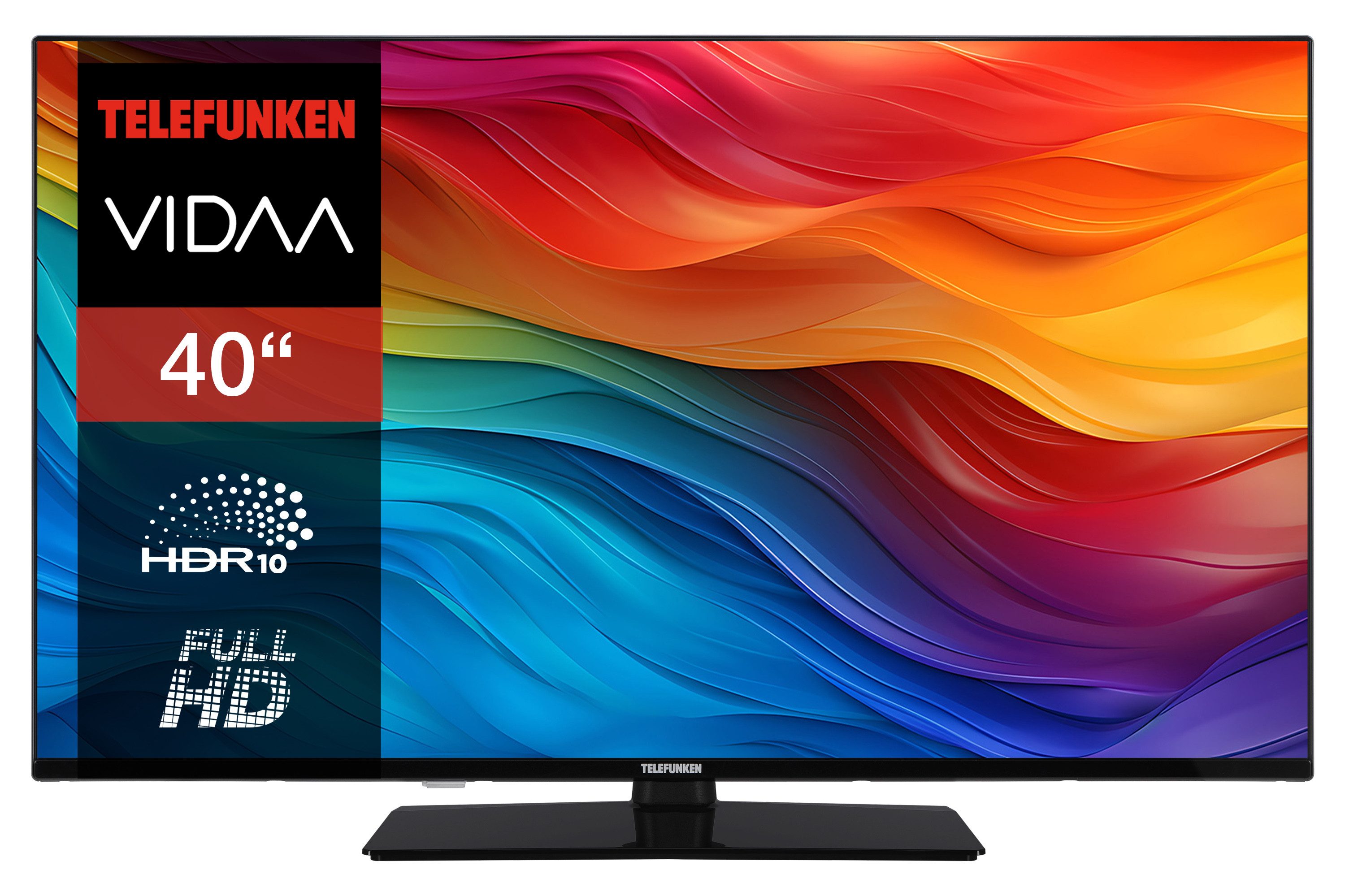 Telefunken XF40VP750M LCD-LED Телевизоры (102 cm/40 Zoll, Full HD, VIDAA Smart TV, VIDAA Smart TV, HDR, Triple-Tuner)