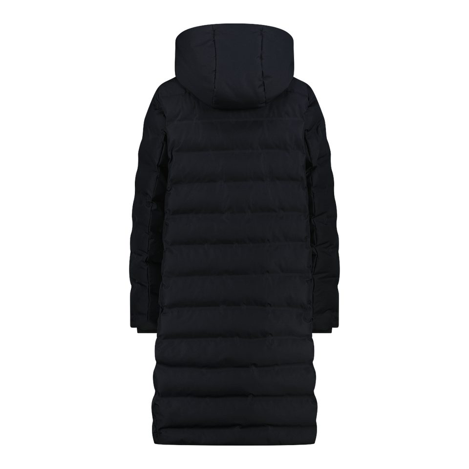 CMP Wintermantel WOMAN COAT FIX HOOD wärmend, winddicht, wasserabweisend, mit Kapuze, aus Polyester