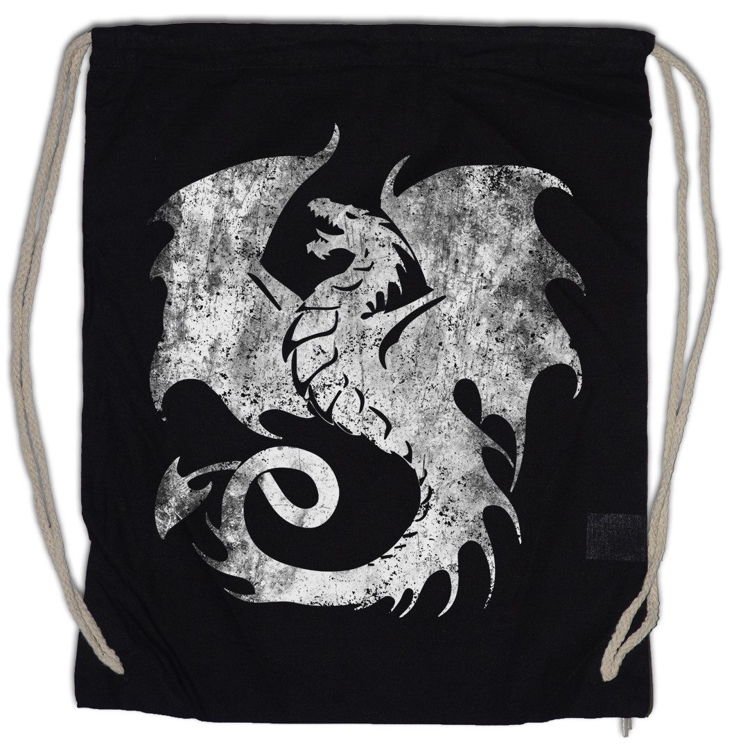 Urban Backwoods Turnbeutel Dragon V Turnbeutel Drache Fantasy Tattoo Monster Drachen Asia Dragons (1-tlg), Japanese Larp Dungeons