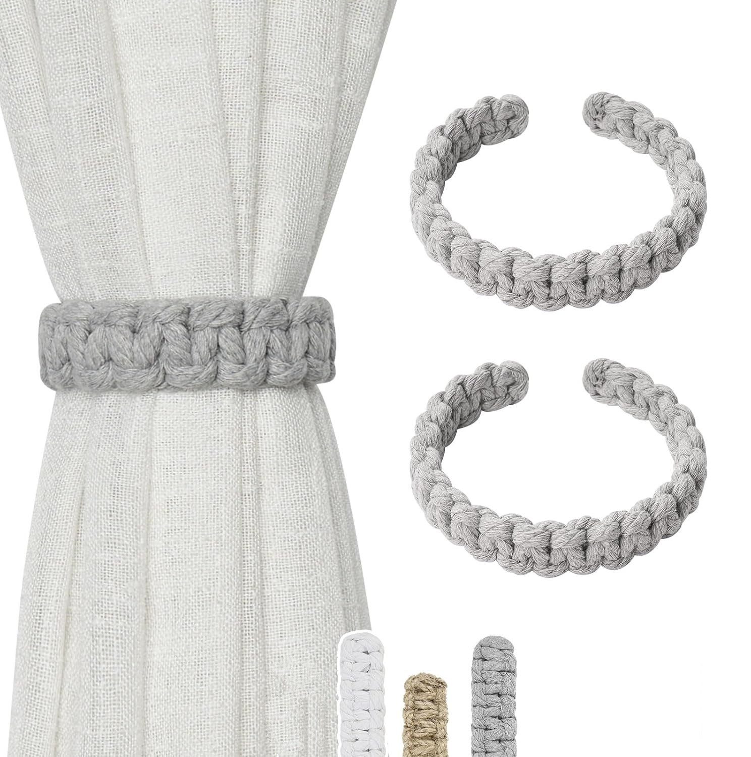 BYSURE Raffhalter, (2-tlg), Raffhalter Rustikaler Stil günstig online kaufen